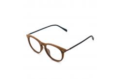 China Latest Styles Wood Grain Acetate Optical Glasses Frame MR 6114 supplier