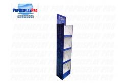 China Heavy-duty 72kgs Loading Capability 4C Printed Bloom Chemist Cardboard Shelf Display supplier