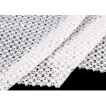 DTM French Venice Guipure Lace Fabric Embroidered Chemical Poly Milk For Apparel
