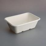Eco Friendly Compostable 750ml Sugarcane Bagasse Take Out Containers With Lid for sale