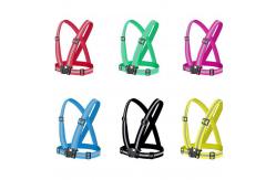 China 100% Polyester High Visibility Strap Vest 120g/M2 Solid Knitted Fabric supplier