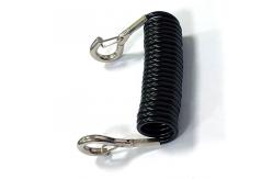 China High Quality Tpu Retractable Tether Spring Coiled Bungee Tool Lanyard supplier