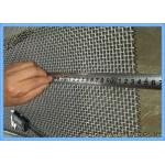 High Tensile Woven Mining Screen Mesh Square Hole 2.0mm Wire Diameter With Hooks for sale