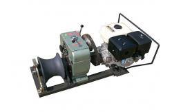 China Stringing Wire Powered High Speed Winch Cylindrical Shape Steel Rope Coming supplier