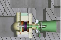 China 100kw - 10MW High Efficiency Bulb Hydro Turbine for Water Head 2m - 20m supplier