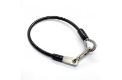 China Safety Wire Rope Sling Tool With Stamped Eyelets Hook Spring Hanging Kits supplier