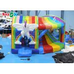 Commercial Outdoor Indoor Inflatable Bounce Slide Giant Inflatable Unicorn Castle for sale