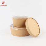 Food Paper Take Away Box Single Wall Biodegradable 1200ml for sale