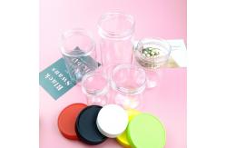 China Round Straight 150ml 250ml 360ml 450ml Plastic Food Jars With PP Thread Cap supplier