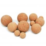 FDA Customized Cork Ball Lid Glass Jar Dia 30mm - 100mm for sale