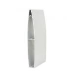 0.8mm House Aluminum Door Profiles Outdoor Airfoil Extruded Sunshade Louver for sale