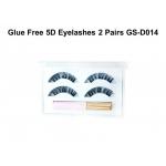 Lightweight 2 Pairs 3D Mink Eyelashes / Natural Beauty False Eyelashes for sale