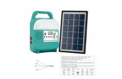 China Mini Sun Solar System Light Power Generator Rechargeable Portable Station supplier