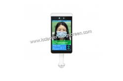China 8 Inch LCD 150cm IP65 Face Recognition Body Temperature Scanner supplier