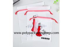 China 20mic Frosted EVA Plastic Drawstring Bags For Daily Necessities supplier