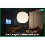 Led Bulb Diameter 2m Inflatable Advertising Balloons Stand Pole for sale