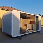 Apple Cabin Prefab House 20ft 40ft Size Optional Color Custom White for sale