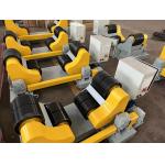 10000lbs self aligning welding rollers with large width PU wheels for sale