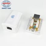 3U Gold Plating FTP Surface Mount Box CAT6 Single Port for sale