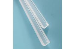China 18+1 Rectangular Groove Fused Quartz Substrate 120x5x3.5mm Optical Component Carrier supplier