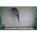 Event Advertising Teardrop Beach Flag Feather With Logo Printing Oxford Cloth