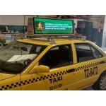 Cab Screen LED Message Board P3.91 Full Color Vivid Screen IP65 1/8 Scan Mode for sale