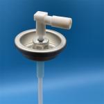 One Inch Metered Aerosol Valve with Sliver Color and plastis stem tinplate Mounting Cup for sale
