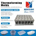 Aluminium Alloy Thermoforming Mould Multifunctional Food Container Mold for sale