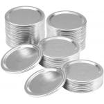 Dia 3.38in Reusable Mason Glass Mason Jar Lids Aluminum Cylinder Containers 86mm for sale