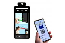 China 8 Inch IPS Qr Barcode Reader Face Temperature Measuring Machine supplier