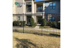 China Sandblasted Tubular Steel Fence Anti-Fingerprint supplier