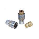 TEMA IATF16949 Steel Hydraulic Quick Coupling Straight Through Close Type for sale