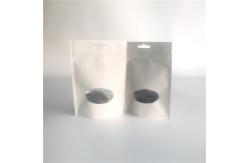 China Resealable Customized Paper Bags Stand Up Pouches Gravure Printing With Clear Window supplier
