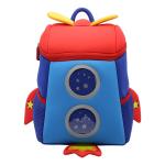 China NHB167M Nohoo new arrival lovely rocket 3D neoprene toddler backpack for kids manufacturer