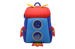 China NHB167M Nohoo new arrival lovely rocket 3D neoprene toddler backpack for kids supplier