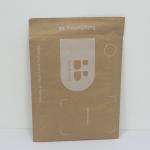 Reusable Eco Friendly Mailing Envelopes 18x22cm Recycled Grey / White Color for sale