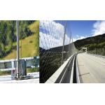 Bridge Balustrade Stainless Steel Rope Mesh , Cable Mesh Netting Ferrule / Knotted for sale