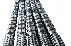 China Bimetallic Screw Barrel For LDPE / HDPE / PP / PE / PVC Blowing Molding Machine  supplier