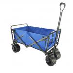 Folding Wagon Stretching Handle Collapsible Camping Cart Folding Beach Trolley for sale