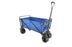 China Folding Wagon Stretching Handle Collapsible Camping Cart Folding Beach Trolley supplier