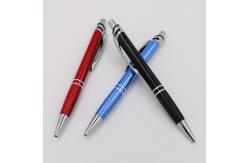 China High Quality Customized Aluminum Barrel Ballpoint Pen Retractable Ball Pen With Logo supplier