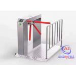Portable Tripod Turnstile Gate Fingerprint RS485 Stainless Steel Barrier Gate for sale