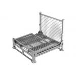Collapsible Stillage Wire Mesh Pallet Cage Container 1T For Warehouse