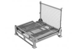 China Collapsible Stillage Wire Mesh Pallet Cage Container 1T For Warehouse supplier