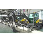 Earth-Moving Machinery Wheel Digging Machine 8.5 Ton Large Digger Wheeled Excavator for sale