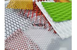 China Architectural Facade Design Cladding PVDF Decorative Aluminum Expanded Mesh supplier