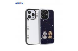 China TPU Shockproof Sublimation Phone Cover Case Aluminum For IPhone 15 Pro Max supplier