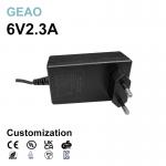 6V 2.3A Wall Mounted Power Adapter For Customization Digital Photo Frame Network Equipment Router Nail Lamp for sale