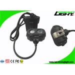 Dual Beam Mining Hard Hat Led Lights , Rechargeable Led Headlamp High Illumination