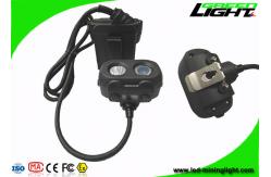 China Dual Beam Mining Hard Hat Led Lights , Rechargeable Led Headlamp High Illumination supplier